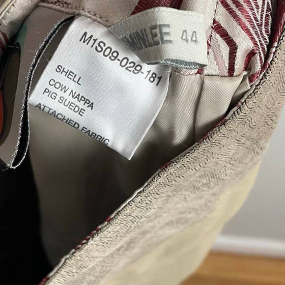 Jiminlee Leather Patchwork A-Line Midi Skirt - Picture 5 of 6